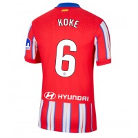 Koszulka piłkarska Atletico Madrid Koke #6 Strój Domowy 2024-25 tanio Krótki Rękaw